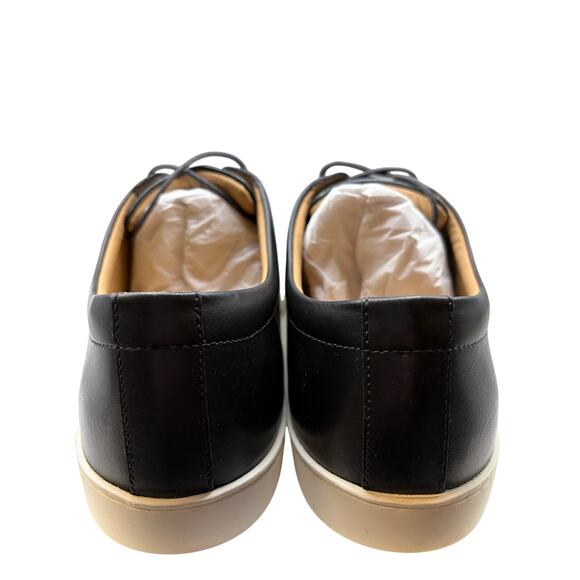 Nisolo Black Leather Casual Sneakers White Sole Men’s main image 7